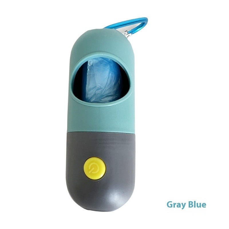 KFX-4673213 Pet Waste Bag Dispenser with Illuminated Design for Easy Cleanup - Portable and Leak-Proof