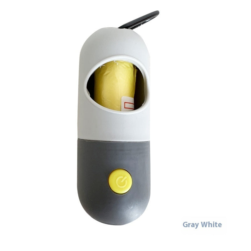 KFX-4673213 Pet Waste Bag Dispenser with Illuminated Design for Easy Cleanup - Portable and Leak-Proof