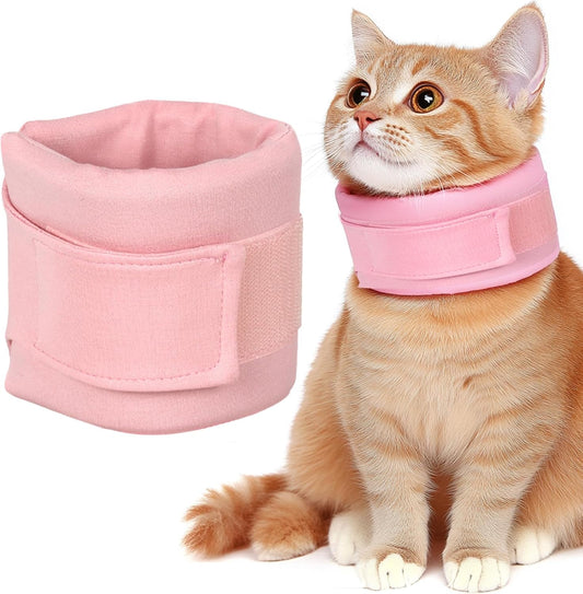 KFX-4677309 Soft Neck Brace Cone Collar for Cats and Dogs After Surgery - Supportive Recovery Aid