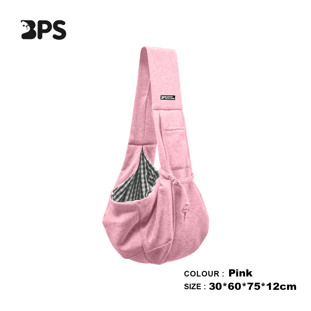 KFX-4677565 Cotton Pet Sling Carrier Bag for Small Dogs and Cats - Comfortable and Portable Travel Shoulder Bag