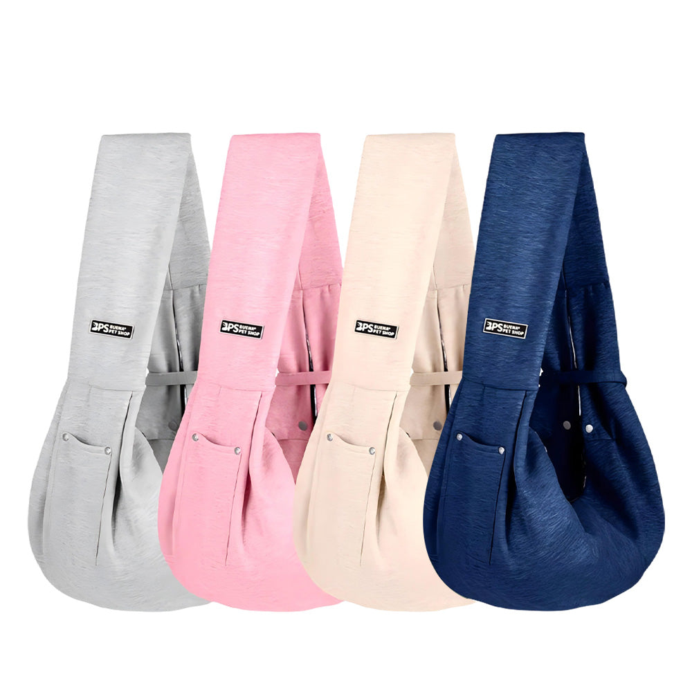KFX-4677565 Cotton Pet Sling Carrier Bag for Small Dogs and Cats - Comfortable and Portable Travel Shoulder Bag