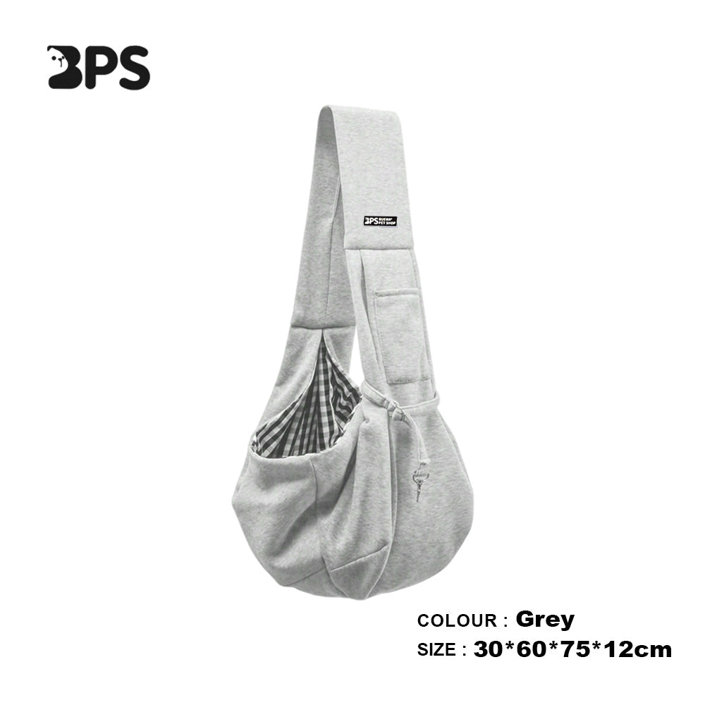 KFX-4677565 Cotton Pet Sling Carrier Bag for Small Dogs and Cats - Comfortable and Portable Travel Shoulder Bag