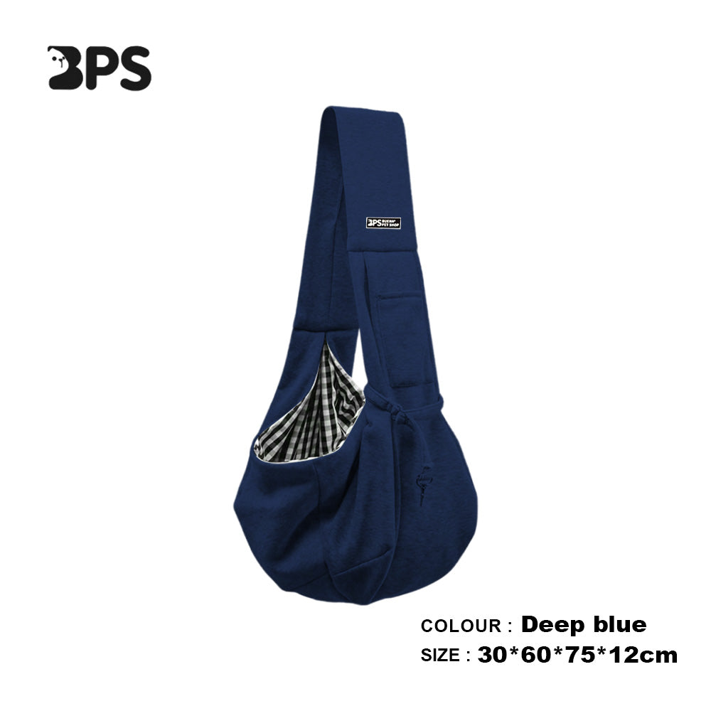 KFX-4677565 Cotton Pet Sling Carrier Bag for Small Dogs and Cats - Comfortable and Portable Travel Shoulder Bag