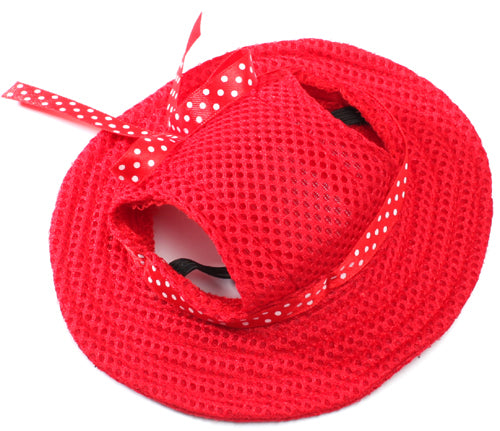 KFX-4677693 Breathable Sun Hat for Dogs - Lightweight Teddy Baseball Cap in Various Colors