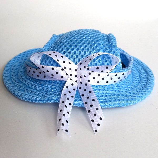 KFX-4677693 Breathable Sun Hat for Dogs - Lightweight Teddy Baseball Cap in Various Colors