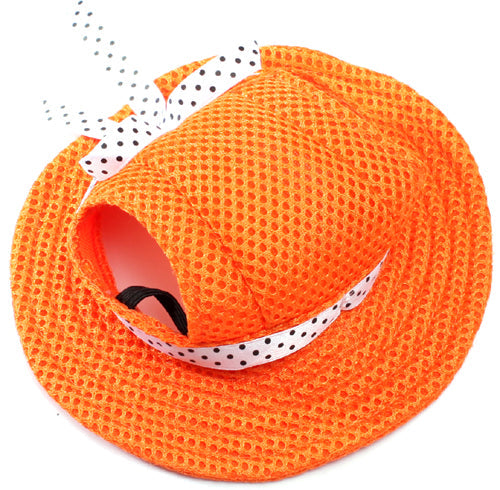 KFX-4677693 Breathable Sun Hat for Dogs - Lightweight Teddy Baseball Cap in Various Colors