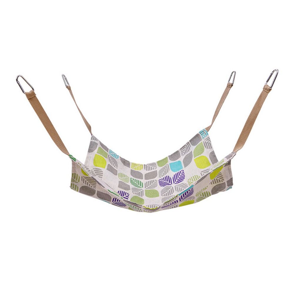KFX-4682685 Breathable Cotton Linen Cat Hammock Bed with Hanging Hook - Soft and Wear-Resistant, Multicolor