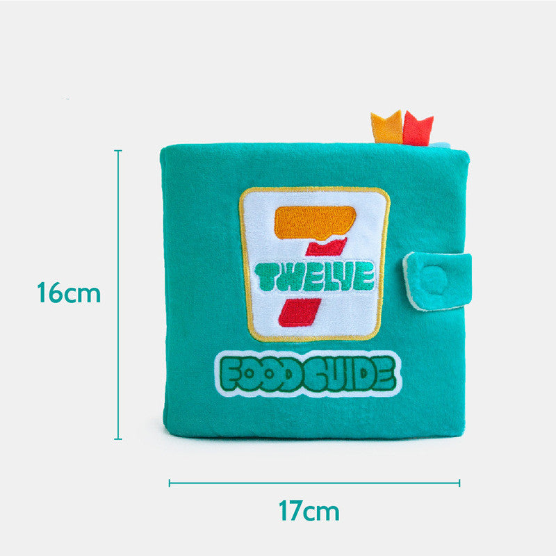 KFX-4685885 Soft Fleece Dog Puzzle Feeding Pad - Machine Washable Pet Toy