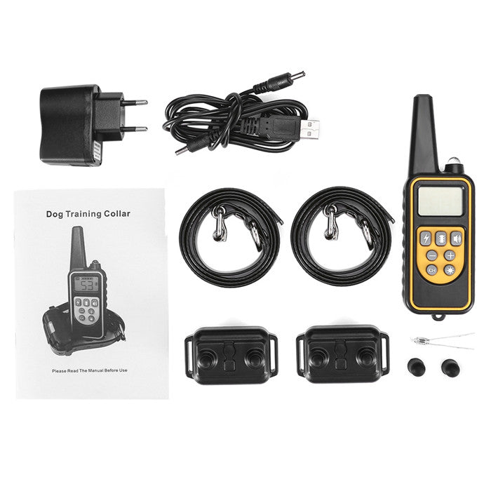 KFX-4686525 800m Waterproof Electric Dog Training Collar with Adjustable Stimulation Levels