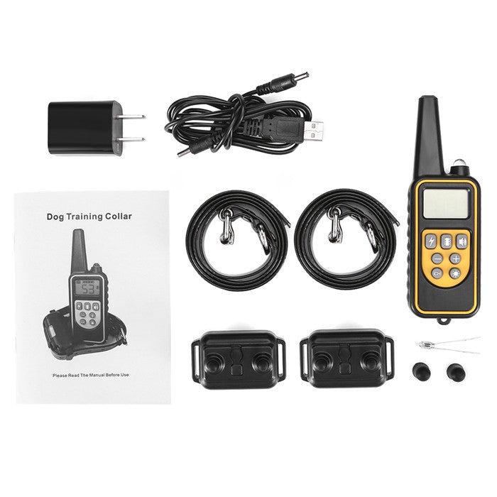 KFX-4686525 800m Waterproof Electric Dog Training Collar with Adjustable Stimulation Levels