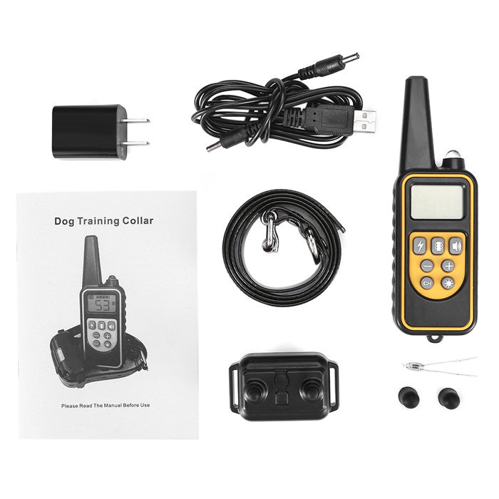 KFX-4686525 800m Waterproof Electric Dog Training Collar with Adjustable Stimulation Levels