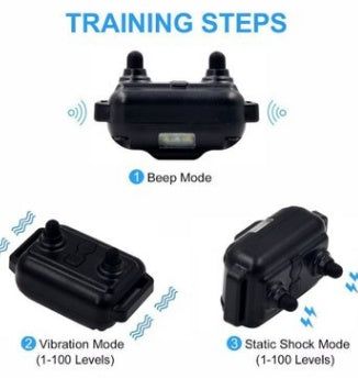 KFX-4686525 800m Waterproof Electric Dog Training Collar with Adjustable Stimulation Levels