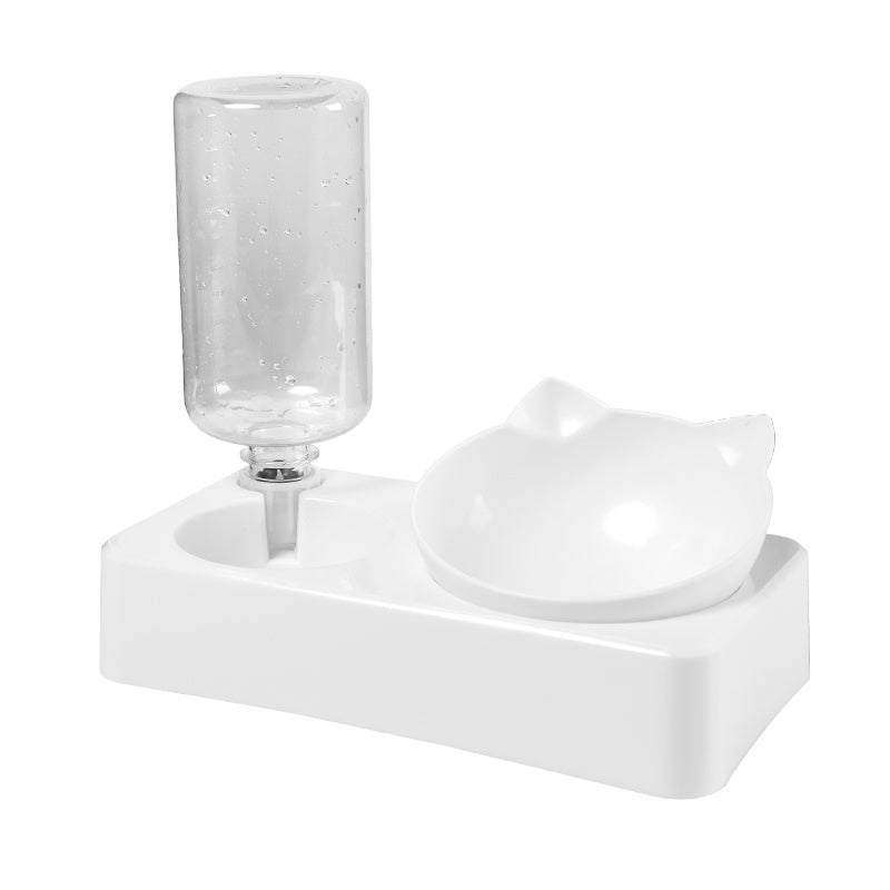 KFX-4686909 Innovative 15° Adjustable Dual-Bowl Dog Feeder with Eco-Friendly Design for Comfortable Eating Posture