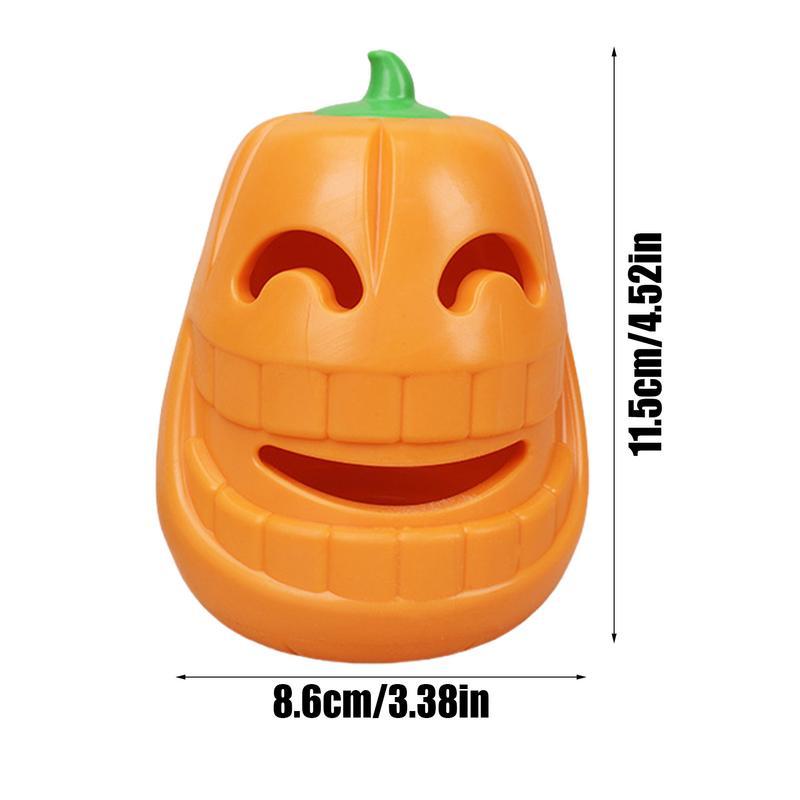 KFX-4688317 Indestructible Pumpkin-Shaped Dog Chew Toy for Aggressive Chewers, Perfect for Oral Health and Interactive Play