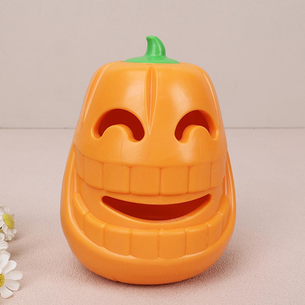 KFX-4688317 Indestructible Pumpkin-Shaped Dog Chew Toy for Aggressive Chewers, Perfect for Oral Health and Interactive Play
