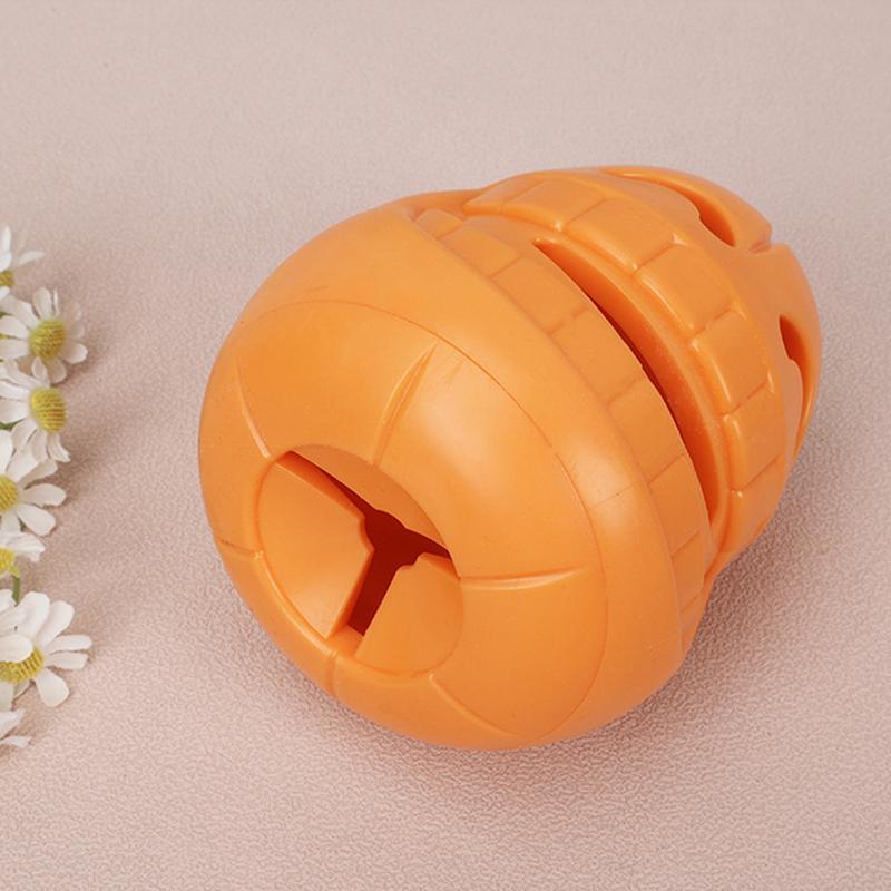 KFX-4688317 Indestructible Pumpkin-Shaped Dog Chew Toy for Aggressive Chewers, Perfect for Oral Health and Interactive Play