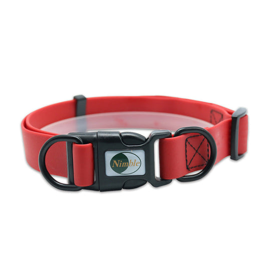 KFX-4688829 Adjustable Waterproof Dog Collar - Dirt-Resistant Design in Various Colors