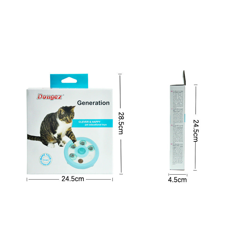 KFX-4691645 Durable Dog Training Toy - Bite Resistant Anti-Boring Game Plate in Multiple Colors