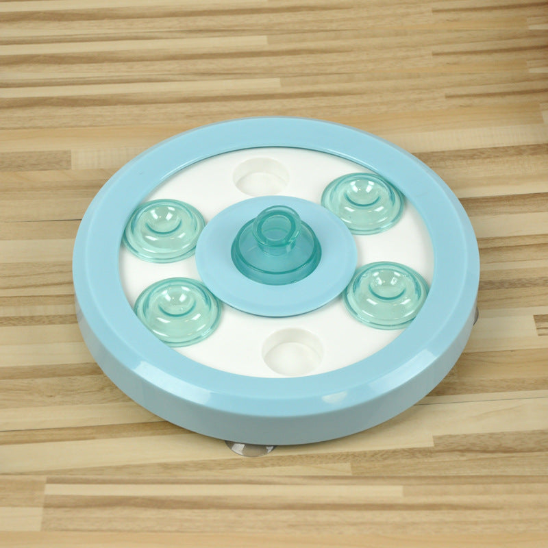 KFX-4691645 Durable Dog Training Toy - Bite Resistant Anti-Boring Game Plate in Multiple Colors
