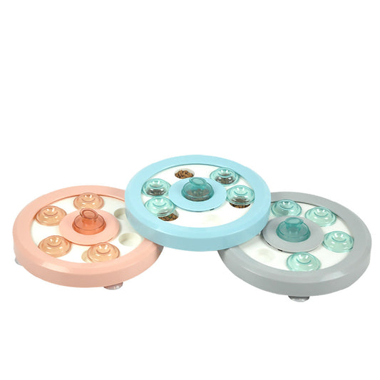 KFX-4691645 Durable Dog Training Toy - Bite Resistant Anti-Boring Game Plate in Multiple Colors