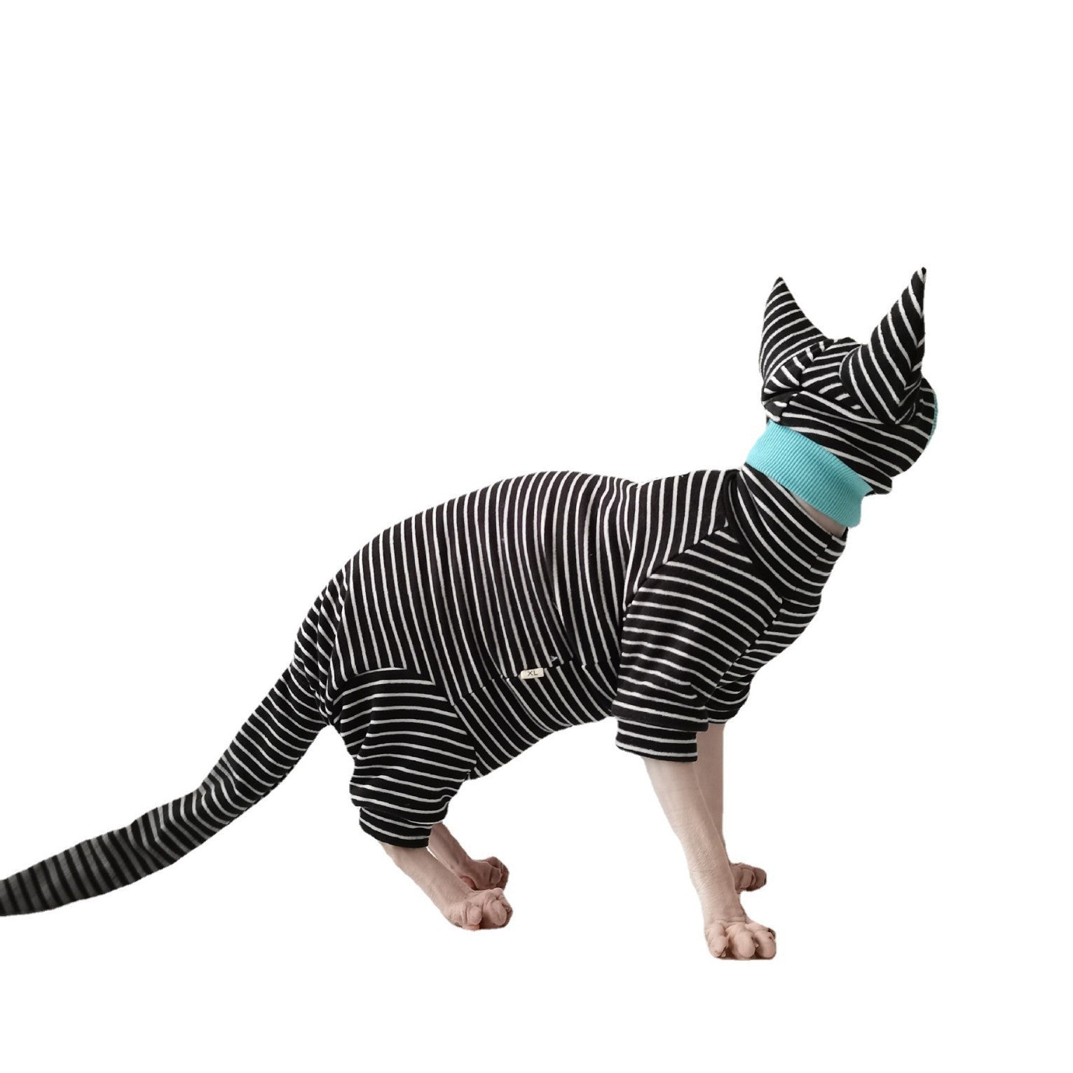 KFX-4691901 Dralon Casual Bellyband Pet Clothing with Optional Hat for Four-Legged Friends