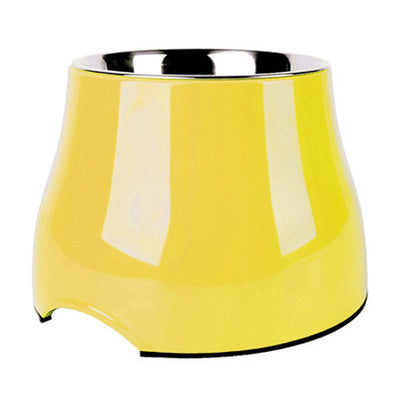 KFX-4692797 Stainless Steel Cat and Dog Bowl with Plastic Outer Layer for Healthy Growth