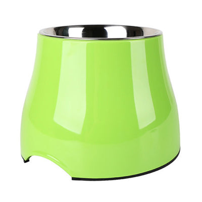 KFX-4692797 Stainless Steel Cat and Dog Bowl with Plastic Outer Layer for Healthy Growth