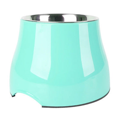 KFX-4692797 Stainless Steel Cat and Dog Bowl with Plastic Outer Layer for Healthy Growth
