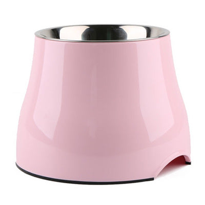 KFX-4692797 Stainless Steel Cat and Dog Bowl with Plastic Outer Layer for Healthy Growth