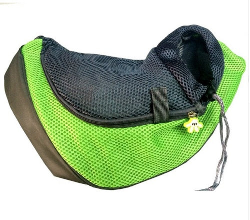 KFX-4693053 Outdoor Pet Sling Carrier Bag - Comfortable and Secure Backpack for Small Pets