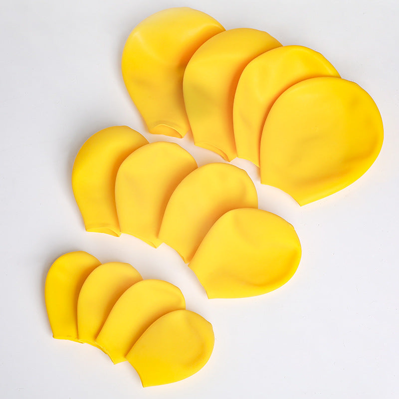 KFX-4693437 Small Dog Anti-Dirty Rubber Shoe Covers in Yellow, Blue, Pink - Available in S, M, L Sizes
