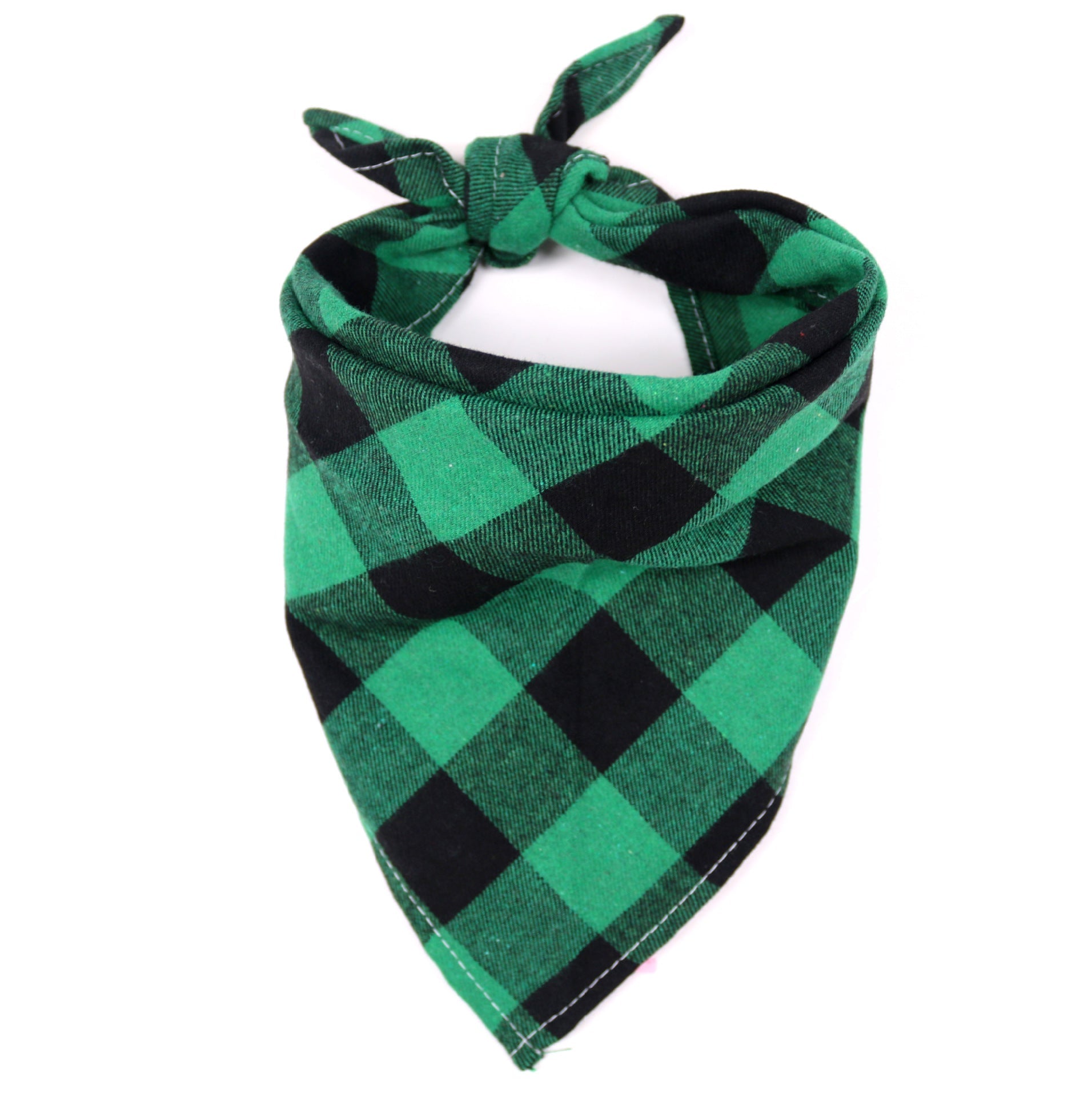 KFX-4694205 Large Cotton Pet Saliva Towel - Classic Triangle Design in Various Colors