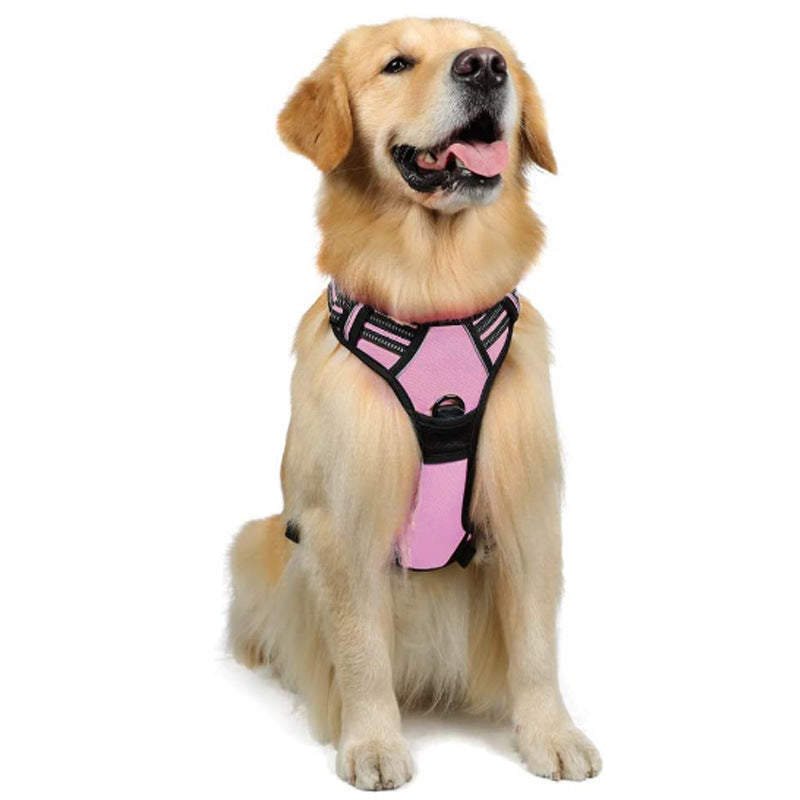 KFX-4695869 Reflective Hand Holding Rope Vest for Dogs - Multiple Colors Available