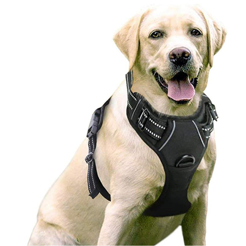 KFX-4695869 Reflective Hand Holding Rope Vest for Dogs - Multiple Colors Available
