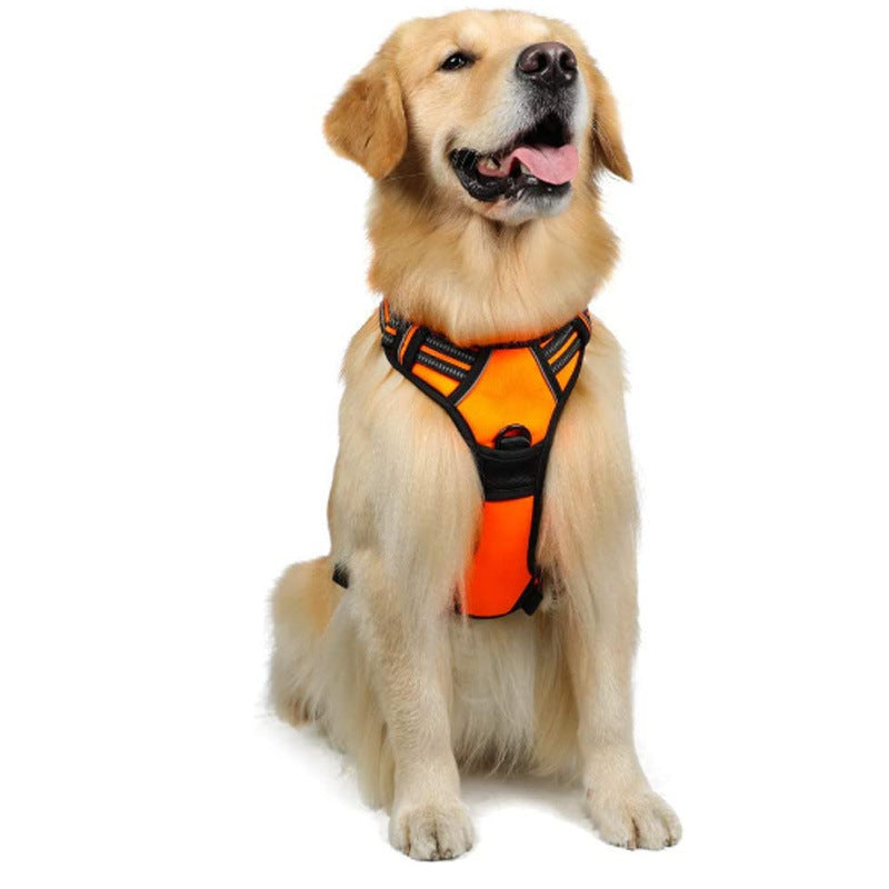 KFX-4695869 Reflective Hand Holding Rope Vest for Dogs - Multiple Colors Available
