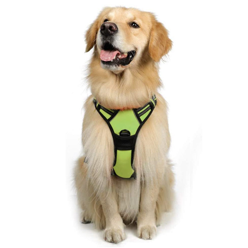 KFX-4695869 Reflective Hand Holding Rope Vest for Dogs - Multiple Colors Available