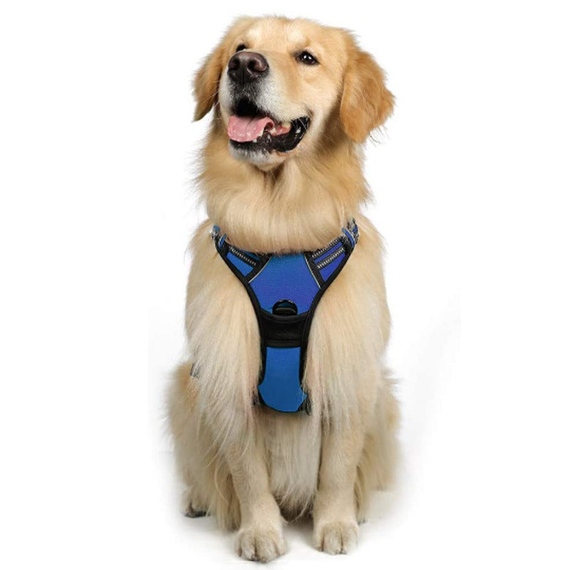 KFX-4695869 Reflective Hand Holding Rope Vest for Dogs - Multiple Colors Available