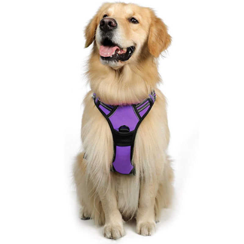KFX-4695869 Reflective Hand Holding Rope Vest for Dogs - Multiple Colors Available