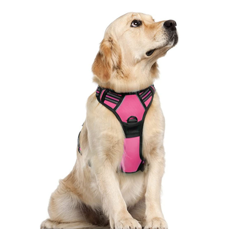 KFX-4695869 Reflective Hand Holding Rope Vest for Dogs - Multiple Colors Available