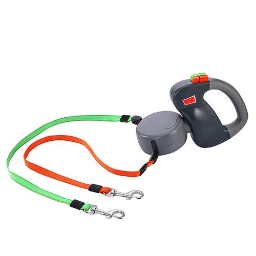 KFX-4696381 Retractable Nylon Dog Walking Leash - 3m Length, Automatic Control, Comfortable for All Dog Sizes