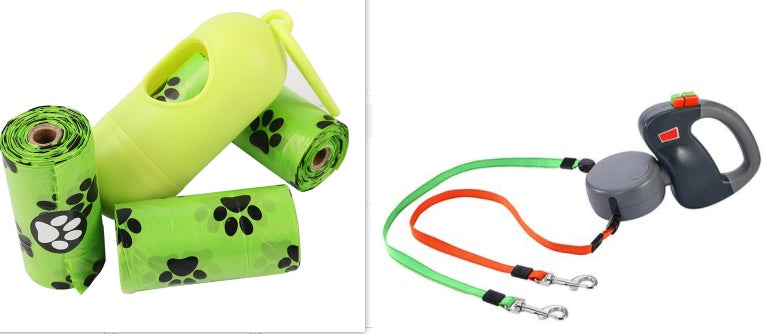 KFX-4696381 Retractable Nylon Dog Walking Leash - 3m Length, Automatic Control, Comfortable for All Dog Sizes