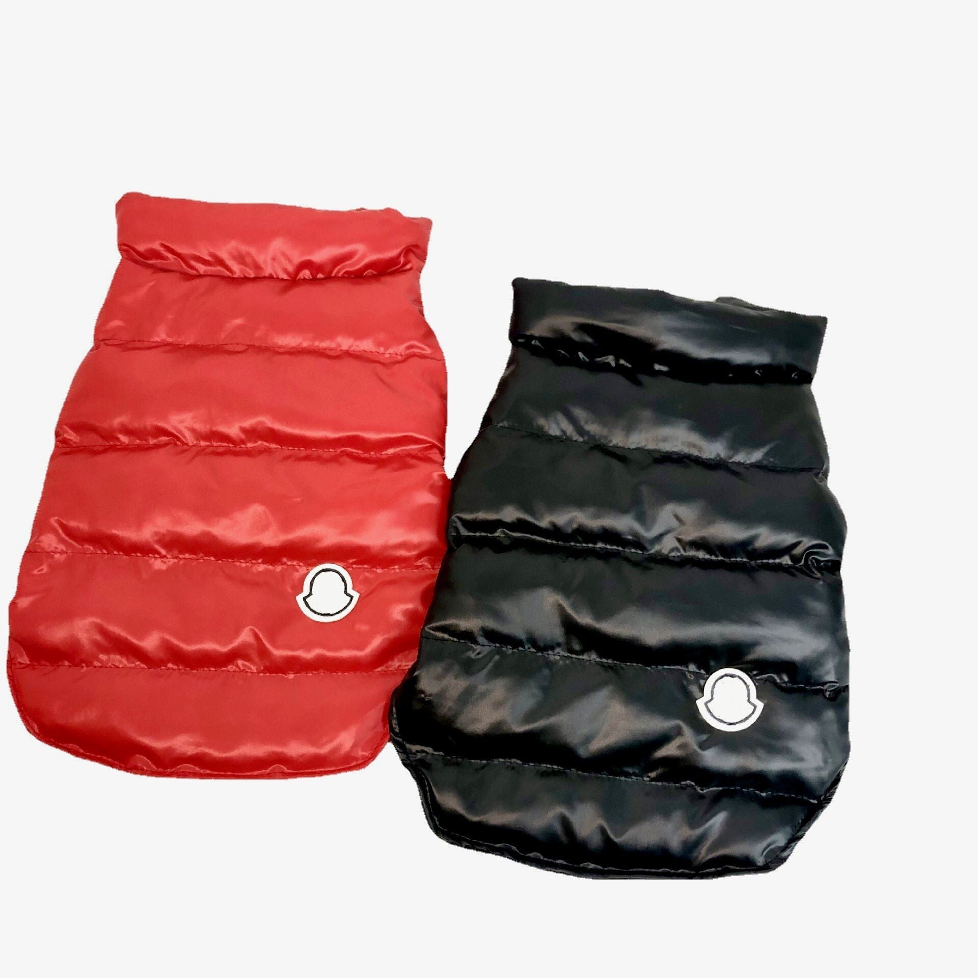 KFX-4697149 Cotton Pet Vest for Tidal Inverted Triangle - Warm and Thickened, Available in Red and Black, Multiple Sizes
