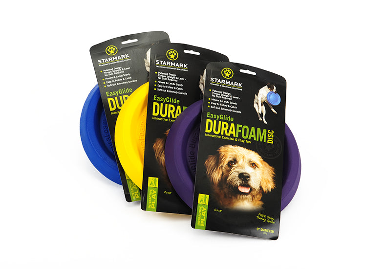 KFX-4697405 Training Floating Disc for Small to Large Dogs - M Size, 23cm Diameter, Blue