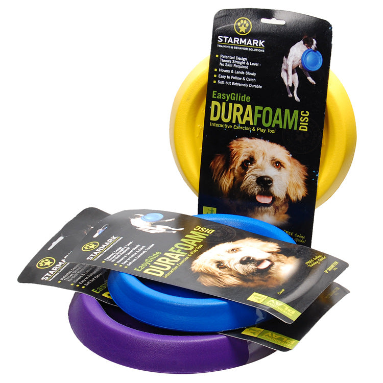 KFX-4697405 Training Floating Disc for Small to Large Dogs - M Size, 23cm Diameter, Blue