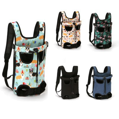 KFX-4698813 Soft Pet Chest Bag in Black, Blue Denim, Corgi Beige, and Light Green for Small to Extra Extra Large Pets