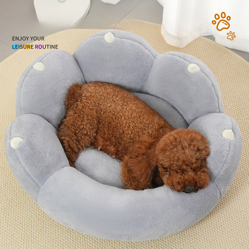 KFX-4702397 Cozy Winter Pet Nest for Cats and Dogs – Thickened Four-Season Bed, Multiple Sizes Available