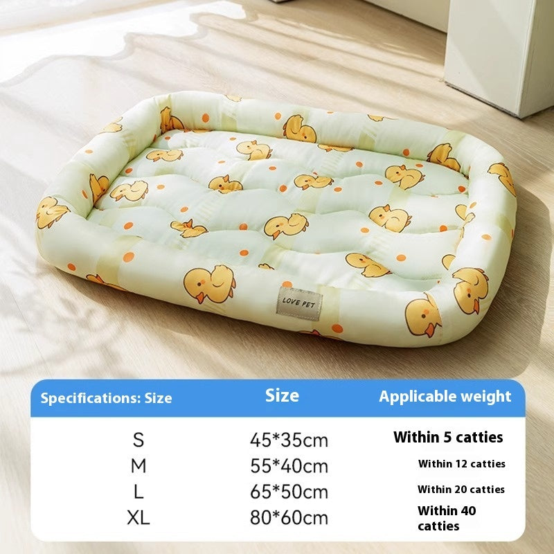 KFX-4712125 Breathable Cool Dog Mat and Cat Nest in Various Colors and Sizes