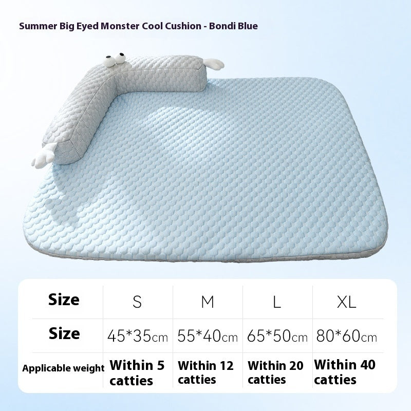 KFX-4712125 Breathable Cool Dog Mat and Cat Nest in Various Colors and Sizes