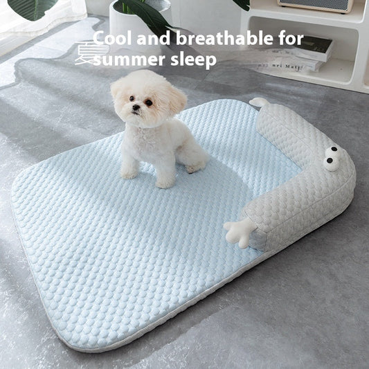 KFX-4712125 Breathable Cool Dog Mat and Cat Nest in Various Colors and Sizes