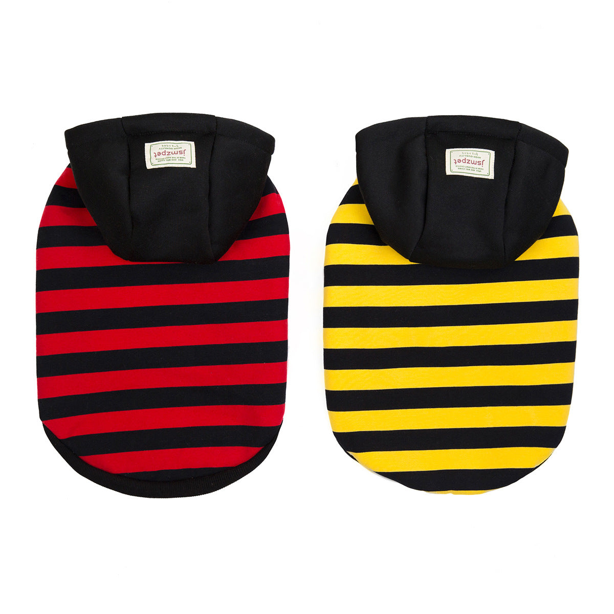 KFX-4712509 Cozy Cotton Striped Two-Leg Pet Coat for Autumn and Winter